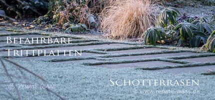 Schotterrasen Winter