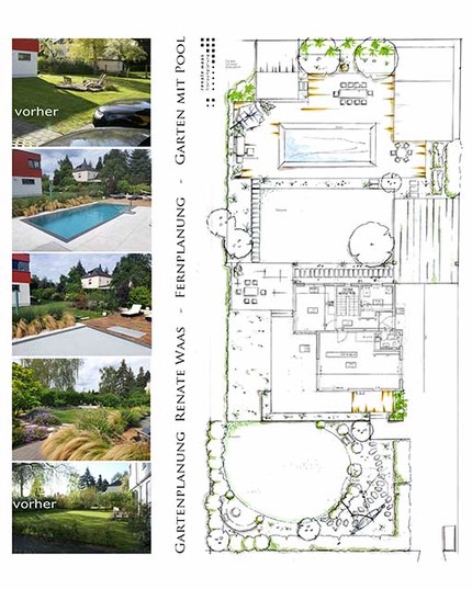 Garten Fernplanung Gartenplanung Pool Gartendesign Gartengestaltung Renate Waas