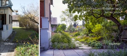 Gartengestaltung Renate-Waas Gartenplanung Muenchen vorher-nachher Bilder Garten
