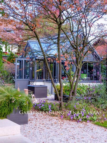 gartenplanung nutzgarten Gewaechshaus Gartendesign Renate Waas Bruckmuehl