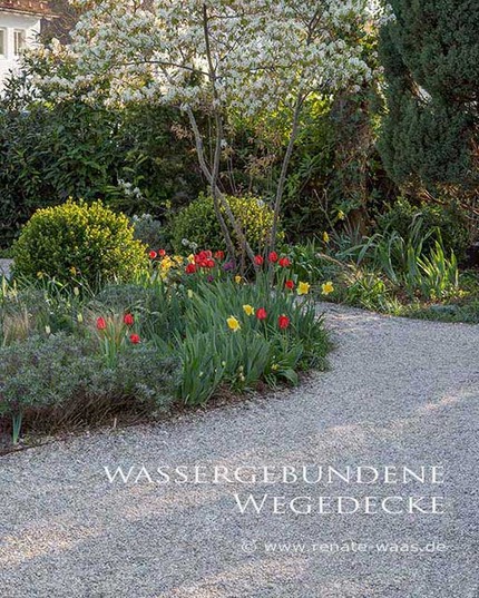 Wassergebundene Wegedecke Stadtgarten Gartenplanung Renate Waas Muenchen